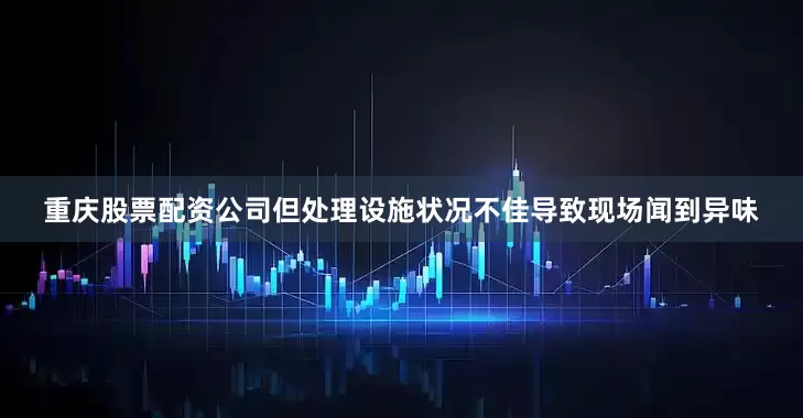 重庆股票配资公司但处理设施状况不佳导致现场闻到异味
