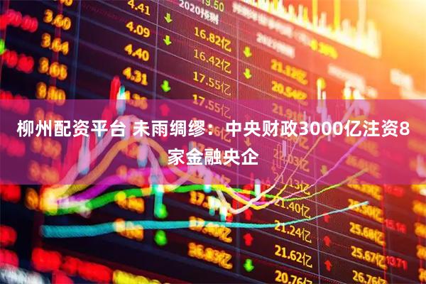 柳州配资平台 未雨绸缪：中央财政3000亿注资8家金融央企